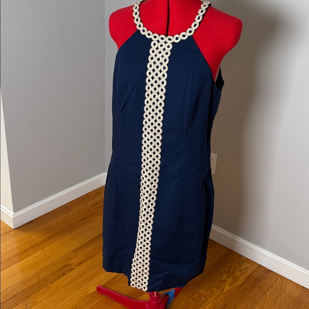 Lilly Pulitzer Navy and Cream Dress